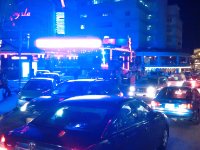 This is just off Maho Beach on the Dutch side. There&#39;s a couple of resorts and a casino here and as you can see the road is quite busy at times.